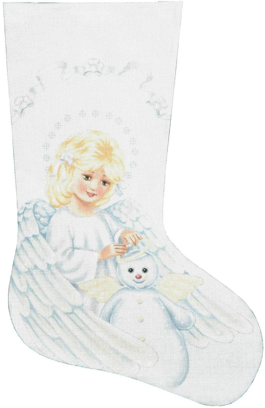 TTAXS374 - Angel and Snowman Stocking