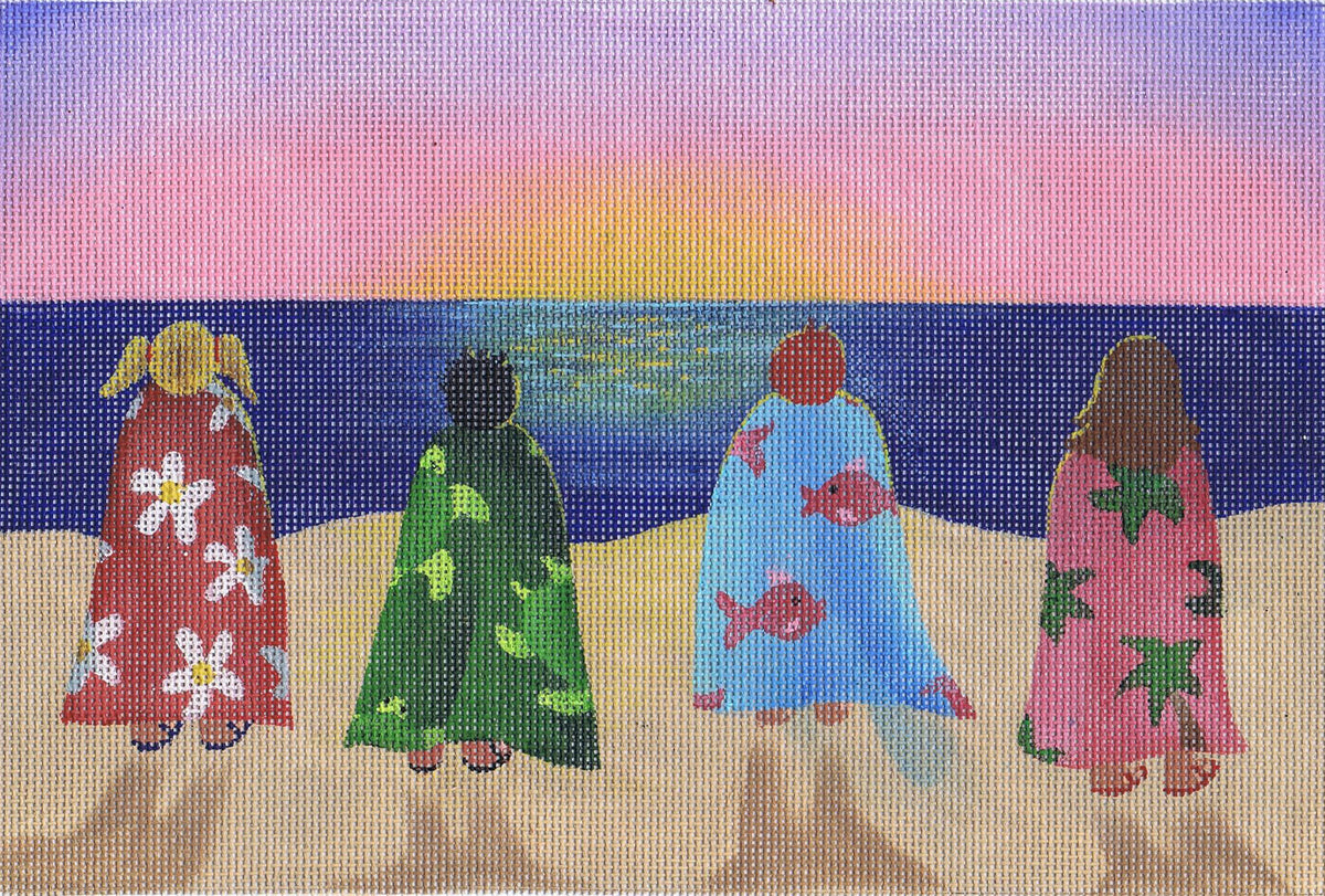 ADSP103 - Beach Kids at Sunset