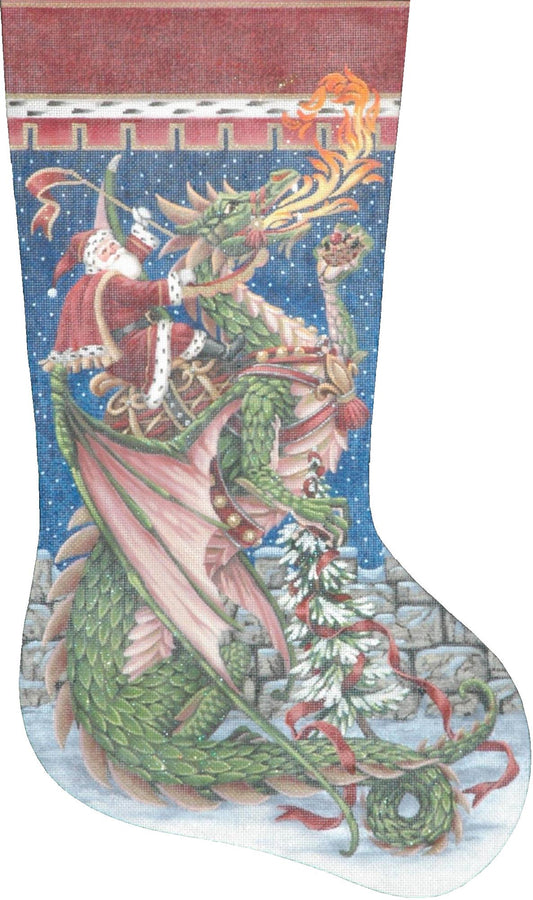 TTAXS407 - Santa and Dragon Stocking