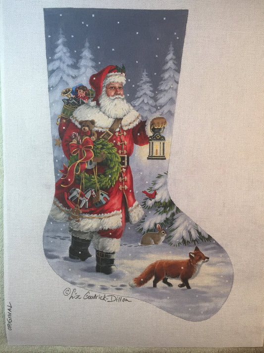 LGDAXS485-13 - Lantern Woodland Walk Stocking