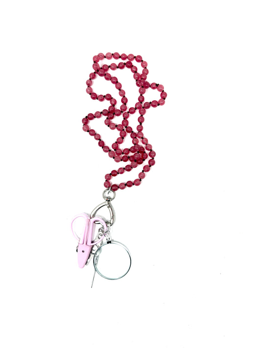 Gemstone Chatelaine - Rose