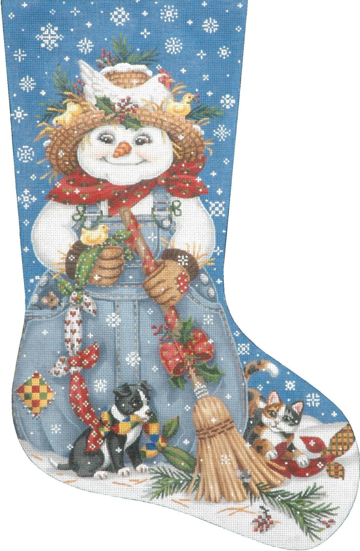 TTAXS360 - Country Snowman Stocking