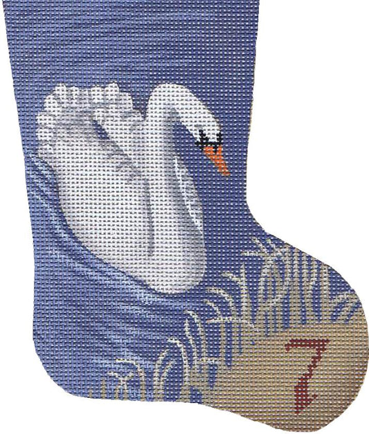 TTAXO208 - Day 7 - Swan Mini Stocking
