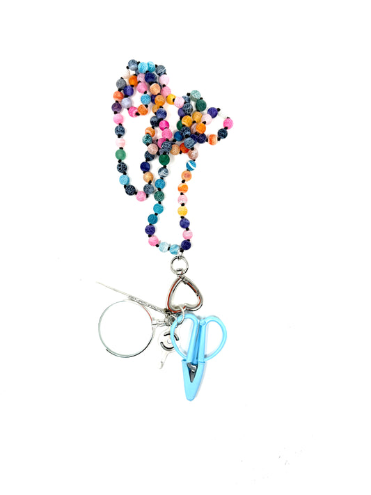 Gemstone Chatelaine - Matte Multi Colorful