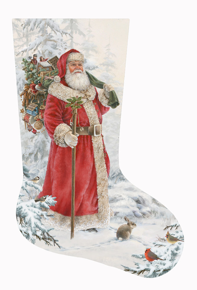 LGDAXS481-13 - Wilderness Santa Stocking