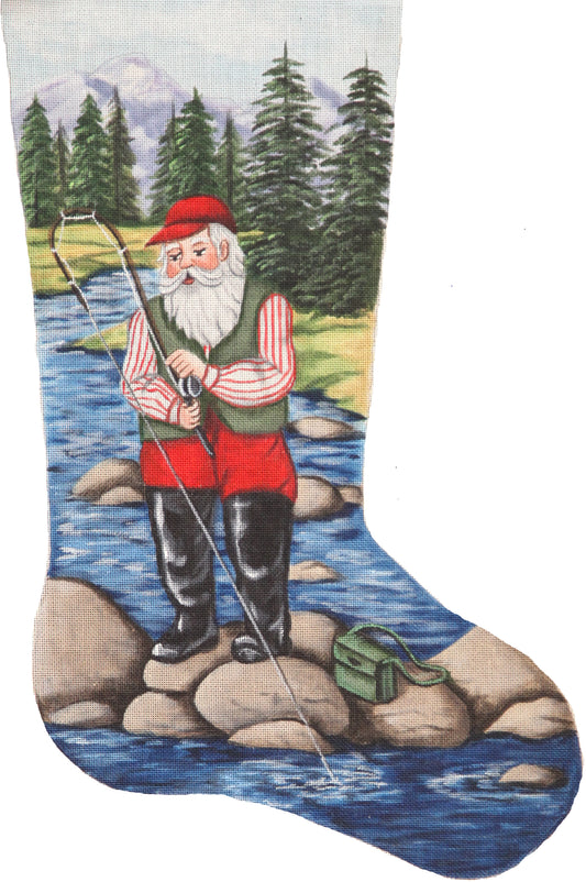 TTAXS259 - Santa Fishing Stocking