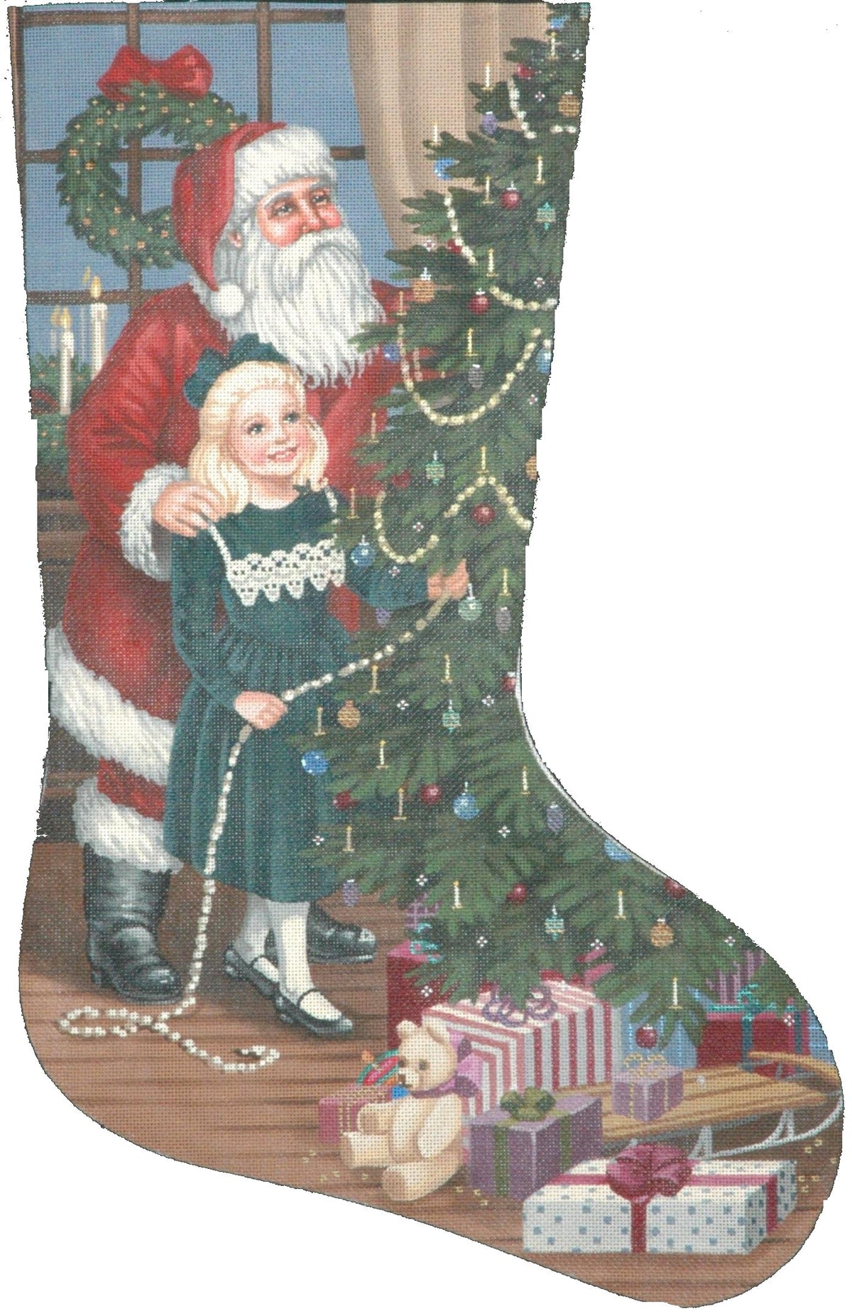 TTAXS275 - Lisa and Santa Stocking