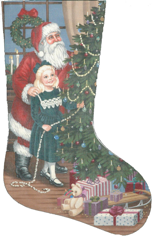 TTAXS275 - Lisa and Santa Stocking