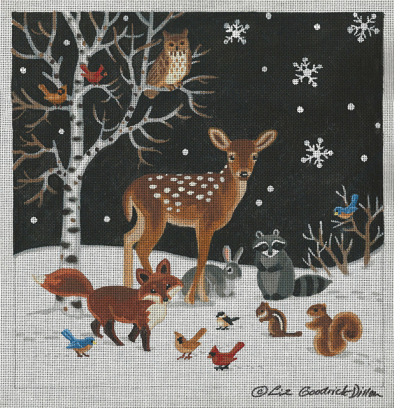 LGDP510N - Winter Forest Friends -NIGHT
