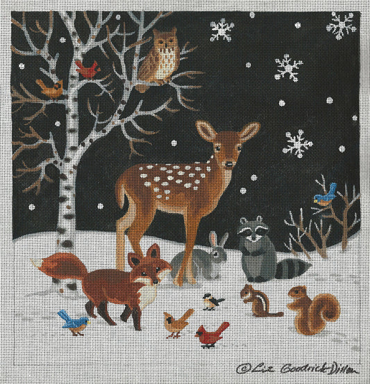 LGDP510N - Winter Forest Friends -NIGHT