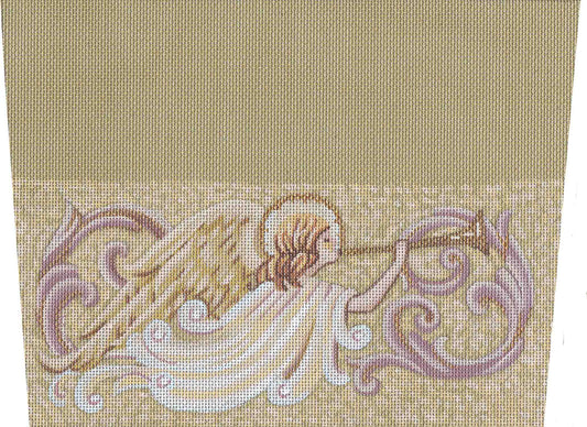 TTST101- Angel and Horn Stocking Topper