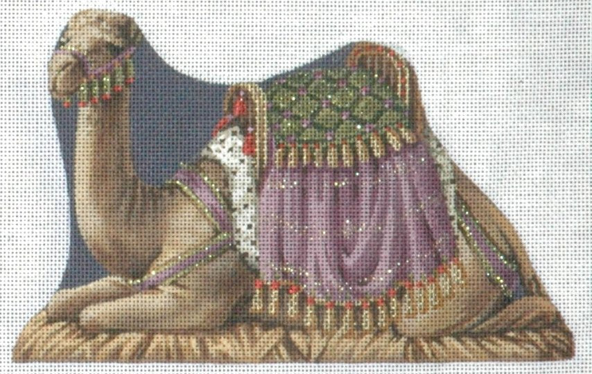 TTNA2126 - Purple Camel Nativity Dolls