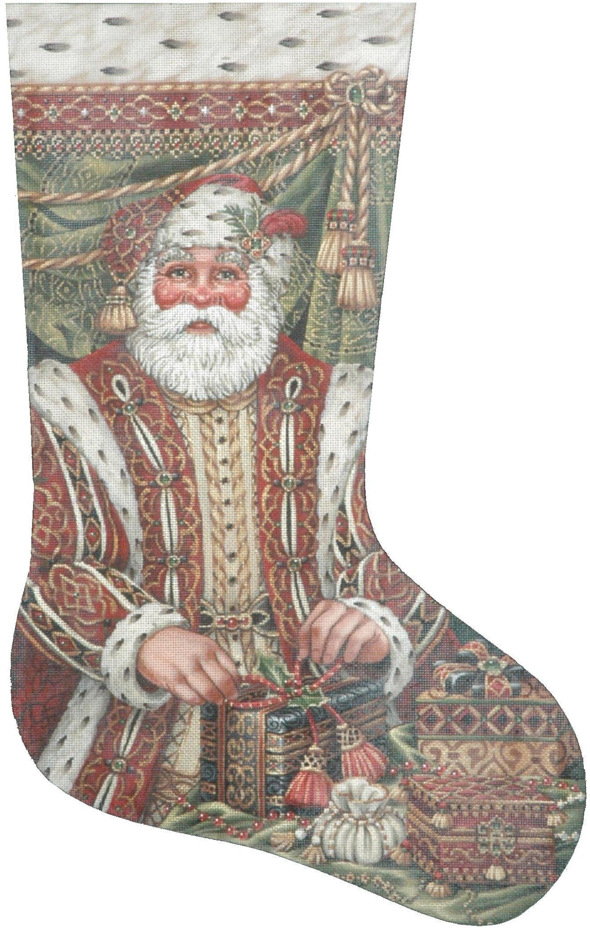 TTAXS362 - Renaissance Santa Stocking