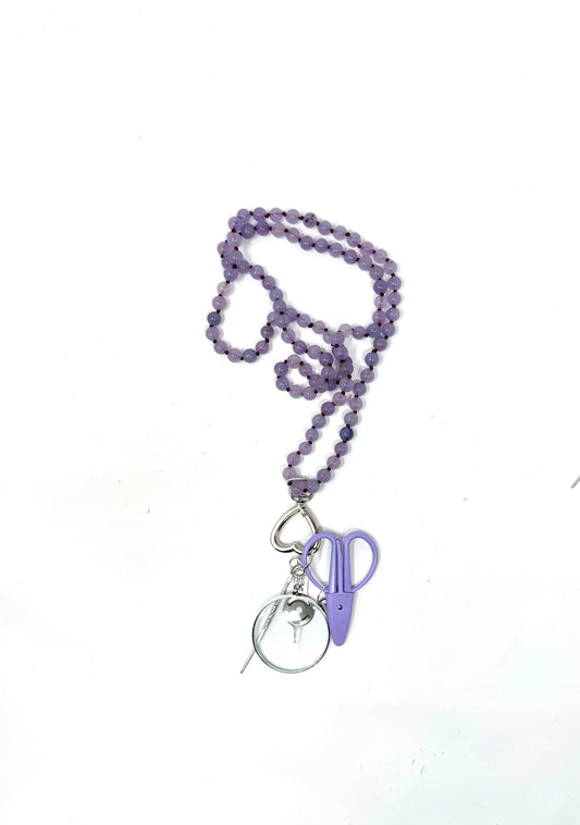 Gemstone Chatelaine - Light Lavender