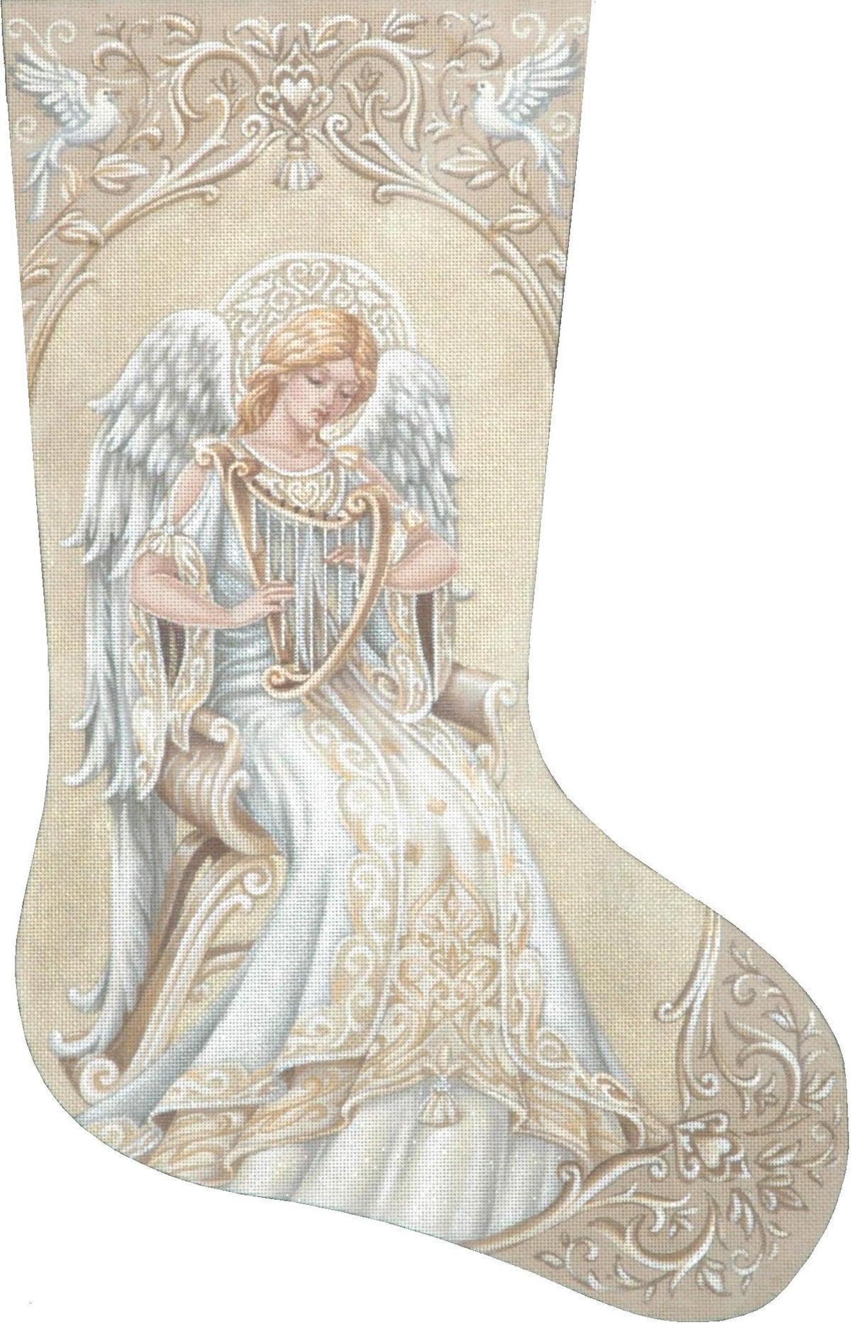 TTAXS382 - Ivory Angel Stocking