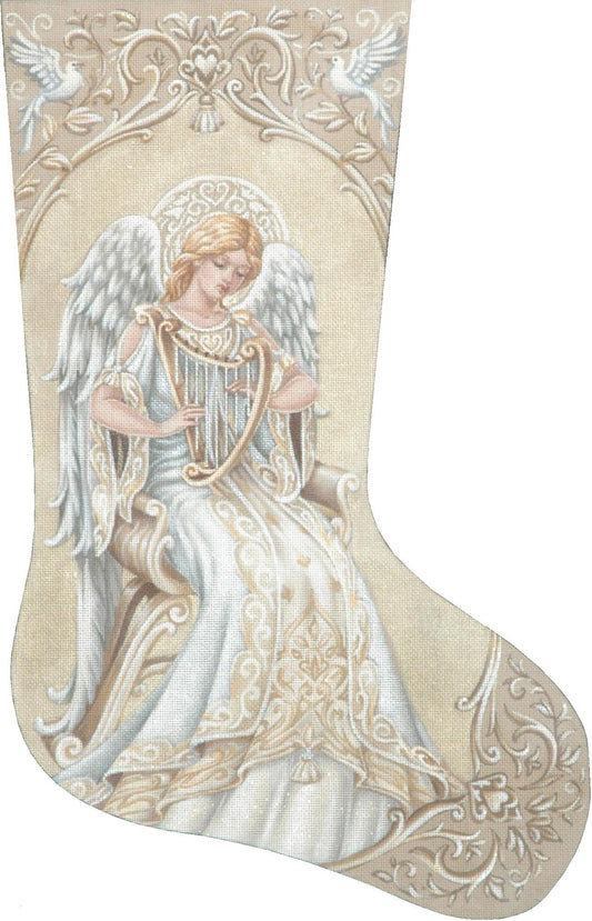 TTAXS382-13 - Ivory Angel Stocking