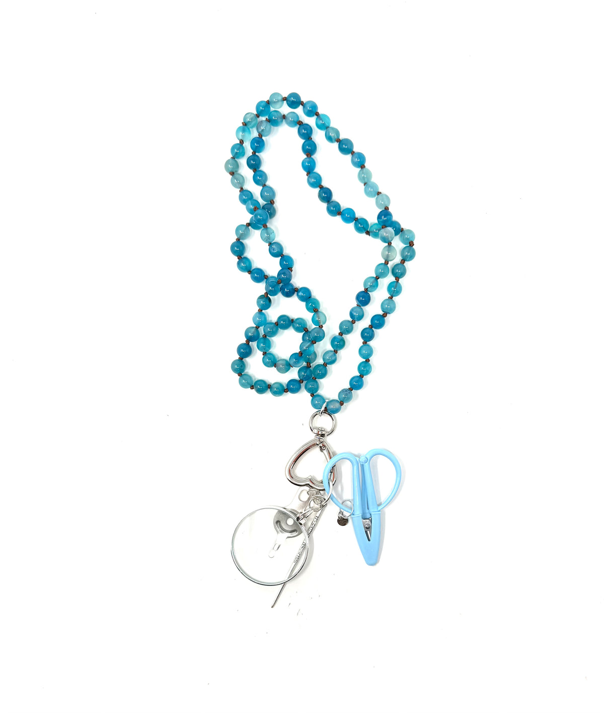 Gemstone Chatelaine - Dot Blue
