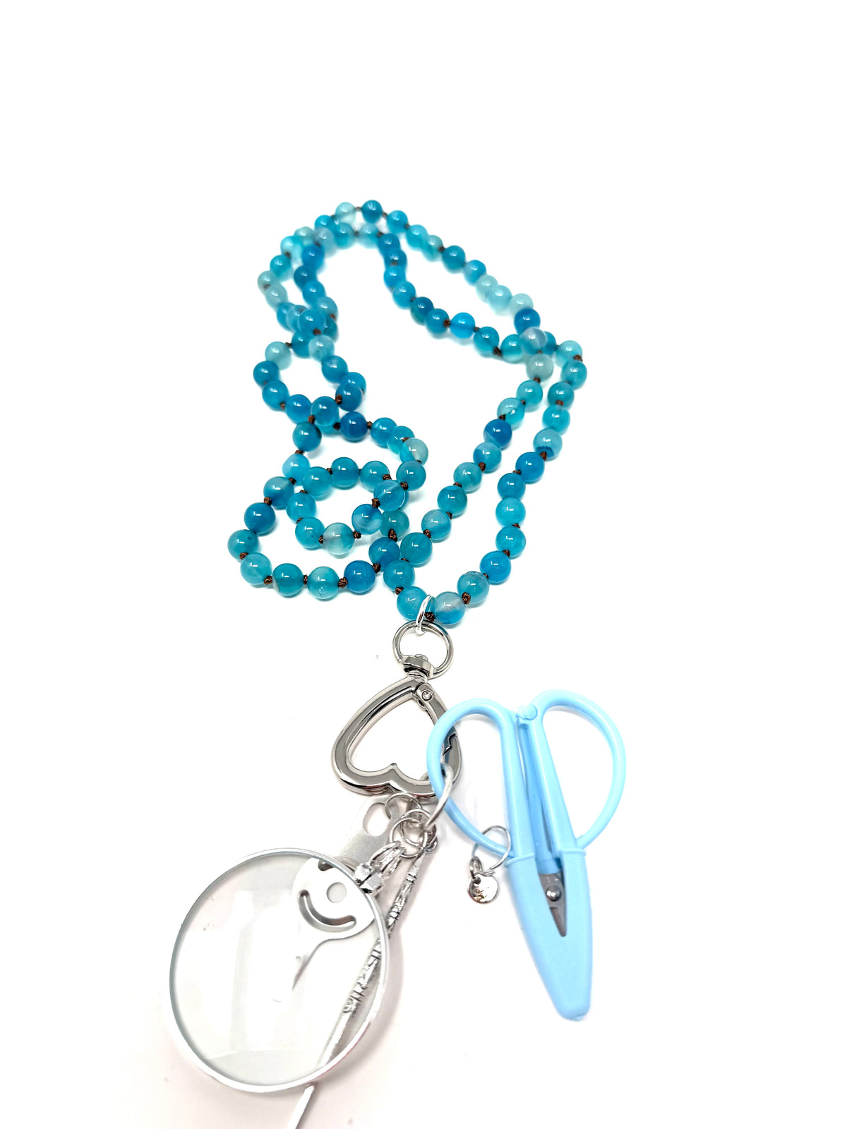 Gemstone Chatelaine - Dot Blue