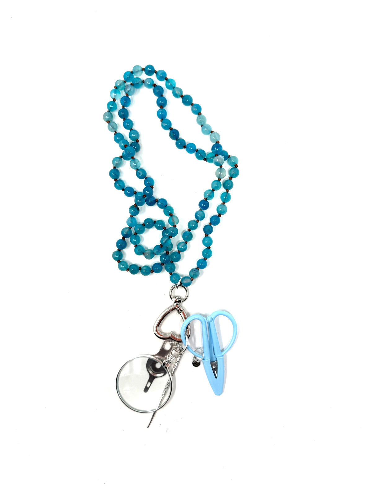 Gemstone Chatelaine - Dot Blue