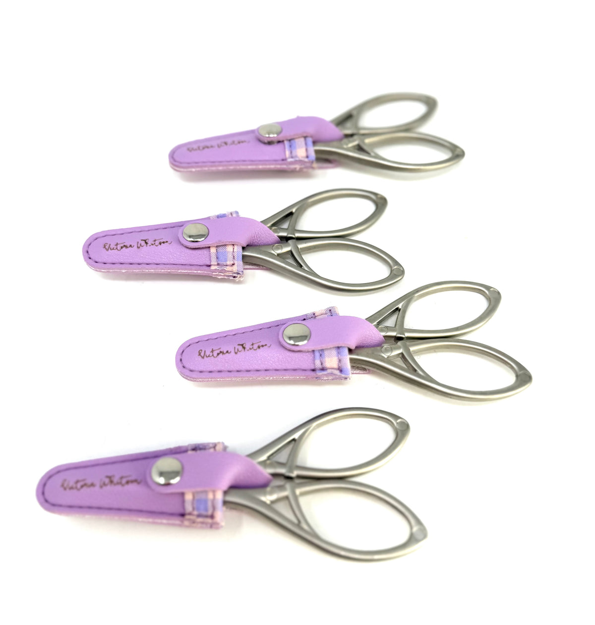 4” Scissors with Vegan Sheath- Lavender  -Sold in 4 Pieces