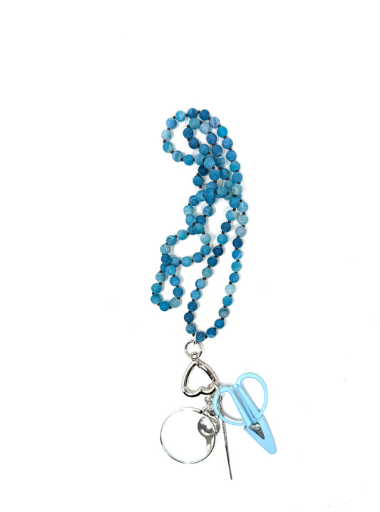 Gemstone Chatelaine - Matte Multi Turquoise