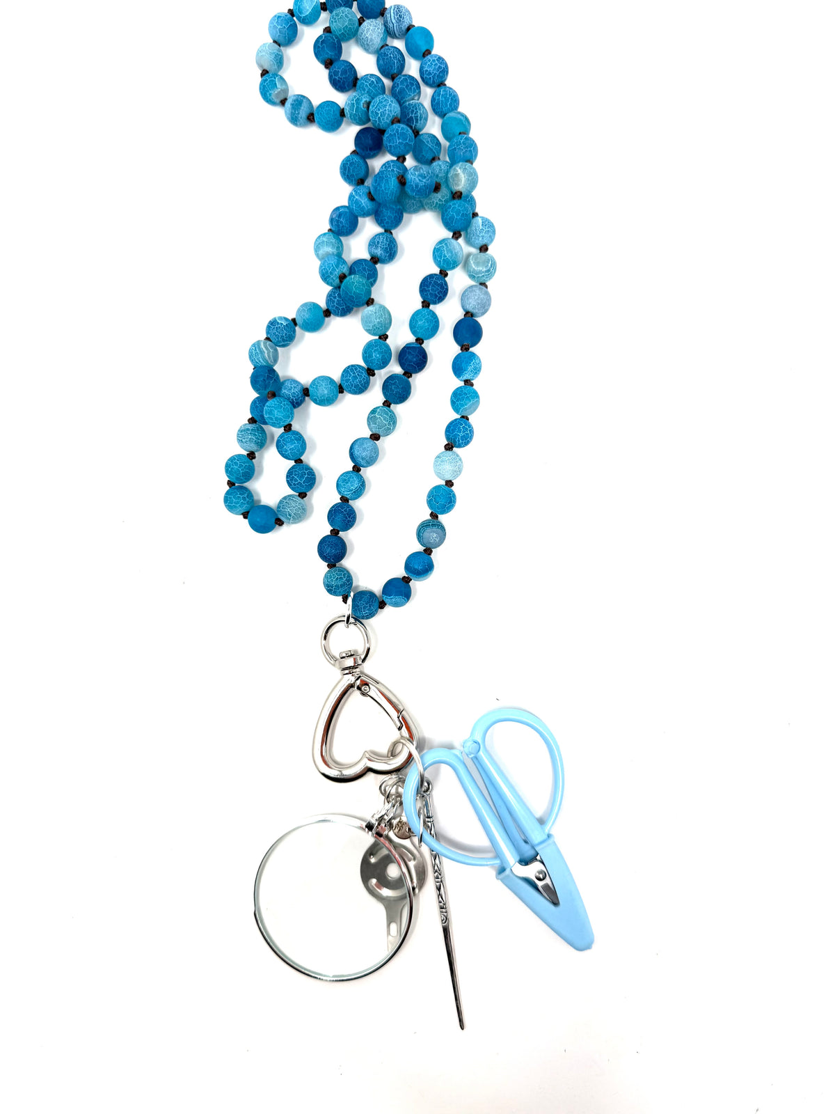 Gemstone Chatelaine - Matte Multi Turquoise